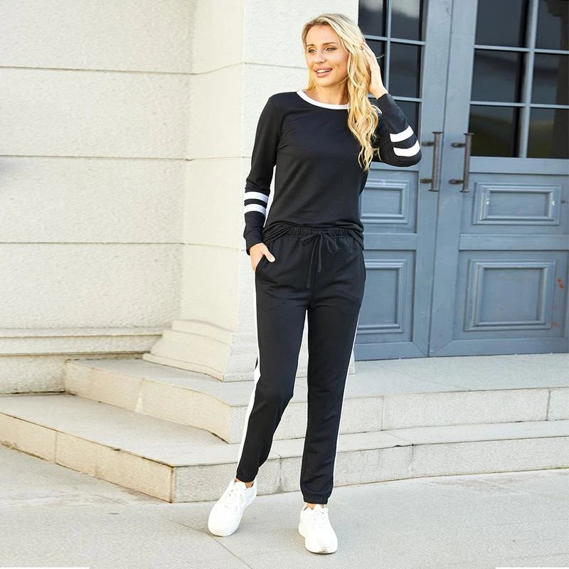Solid Long Sleeve Lounge Set