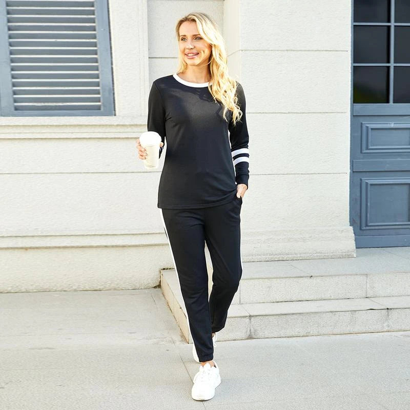 Solid Long Sleeve Lounge Set
