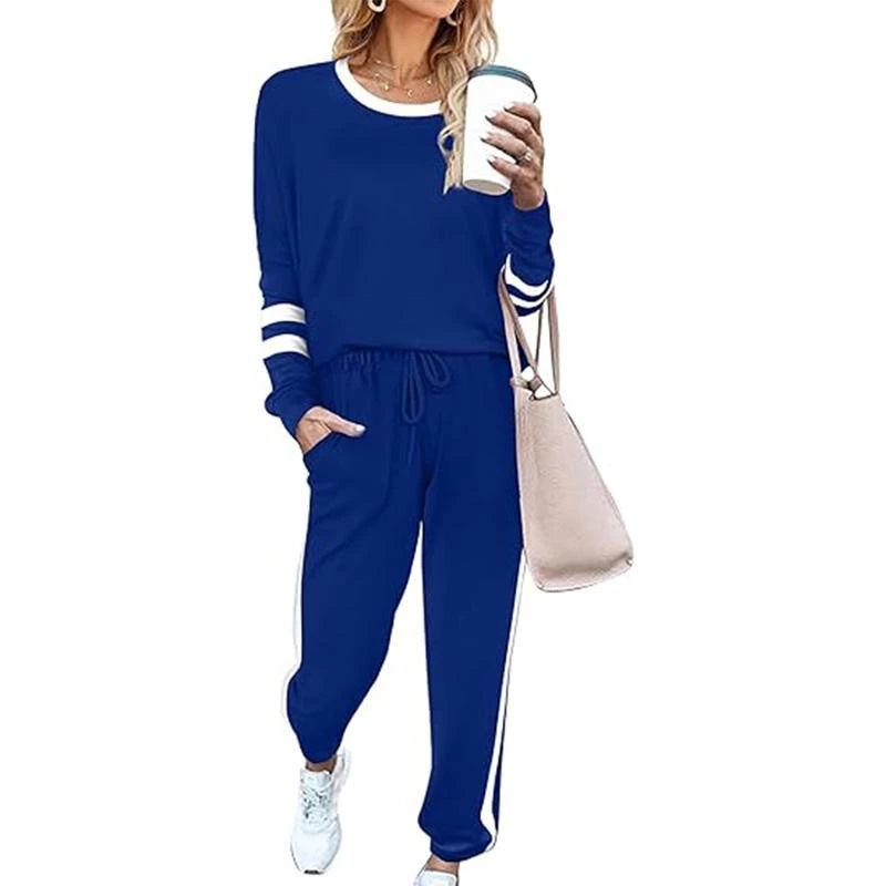Solid Long Sleeve Lounge Set