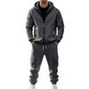 Winter Fleece-Lined Tracksuit Set
