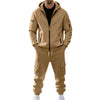 Winter Fleece-Lined Tracksuit Set