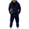 Winter Fleece-Lined Tracksuit Set